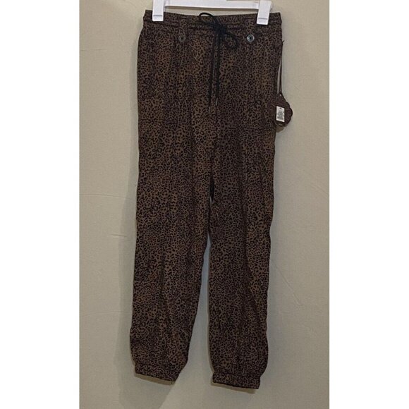 Knox Rose XS  Lightweight Jogger  Pants Cheetah Animal Print - Picture 1 of 8